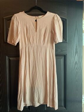 Retro Inspired H&M Light Pink Midi Dress